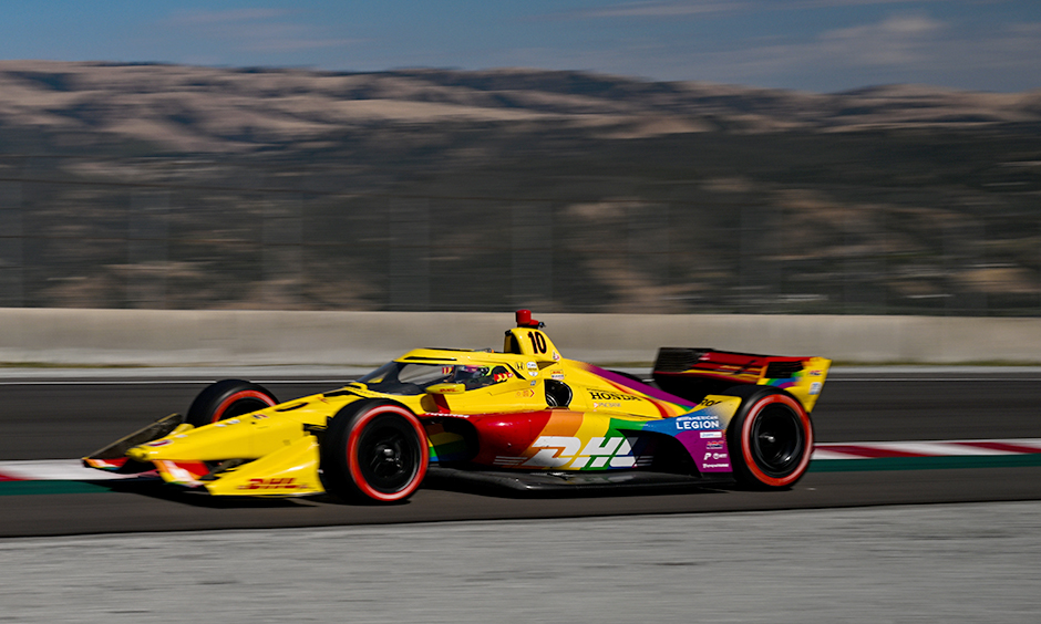 Yellow Indycar
